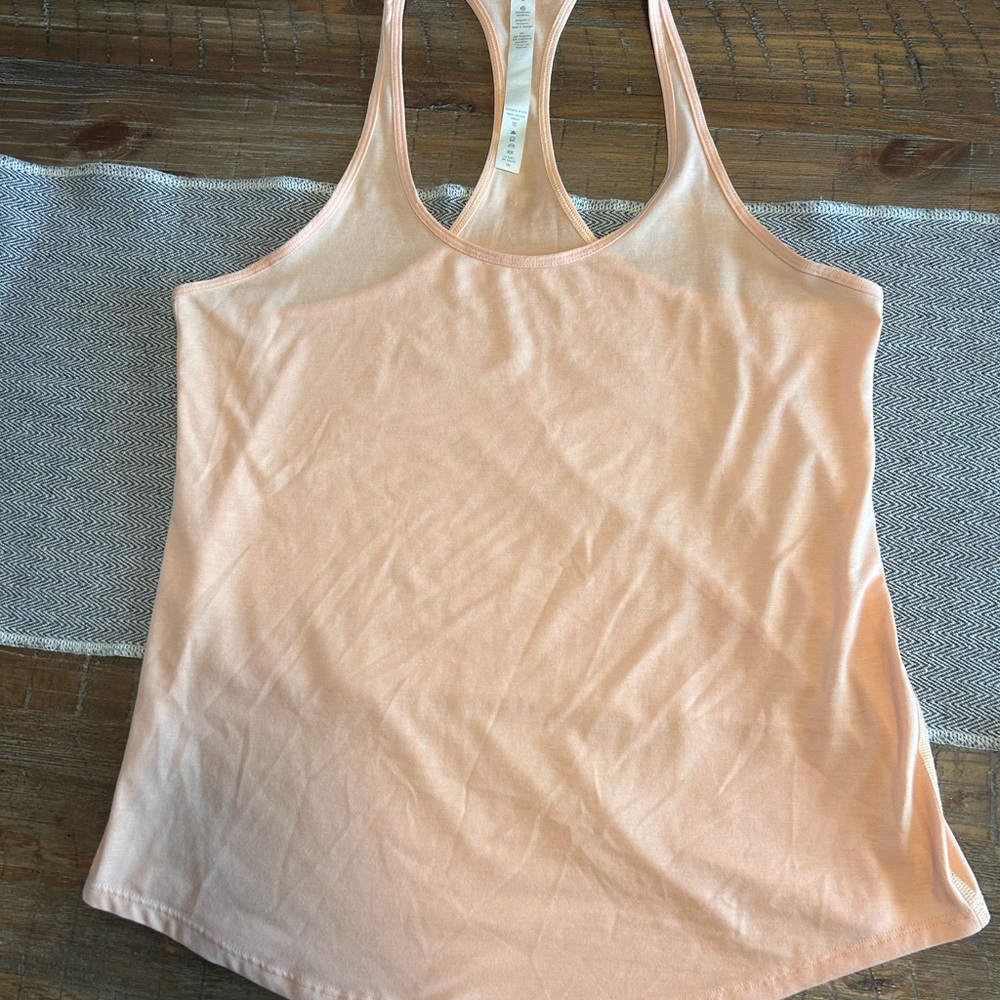 Lululemon salmon racerback tank size 6